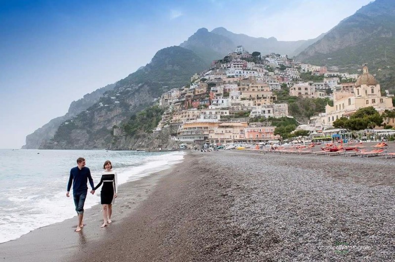 engagement session on Amalfi coast Positano