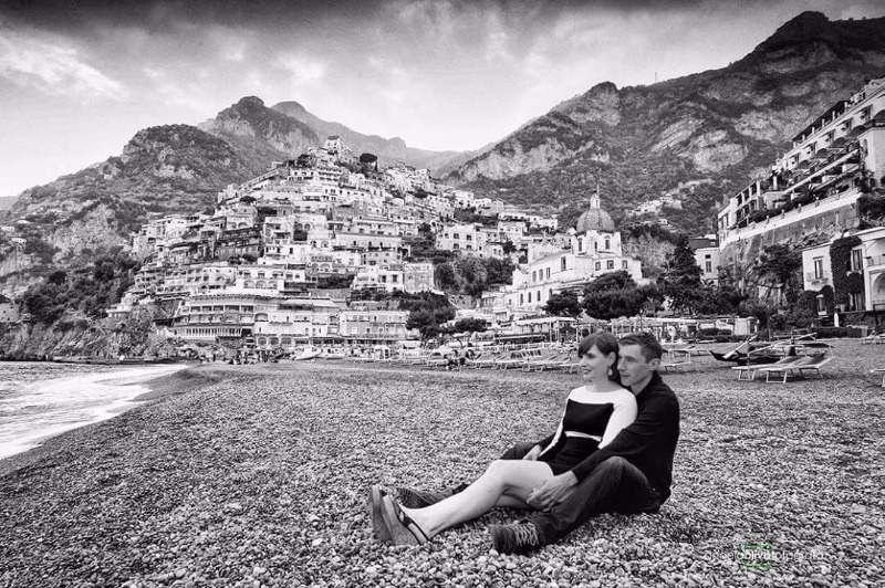 engagement session on Amalfi coast Positano