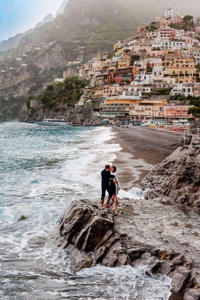 engagement session on Amalfi coast Positano