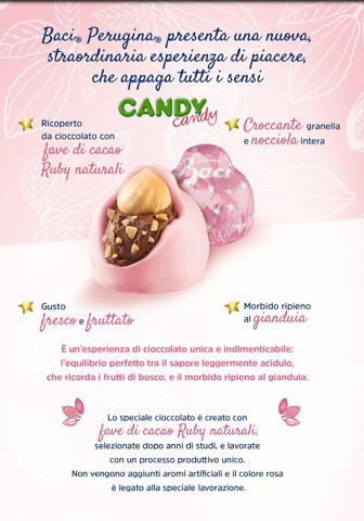 Finalmente in distribuzione da Candy Candy il bacio Perugina ROSA